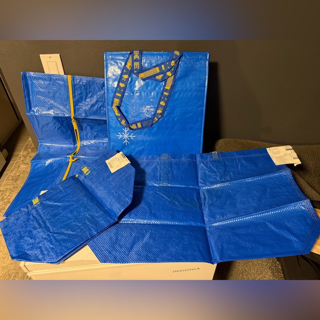 Ikea Bags Frakta 20gal Backpack, Frakta 10gal, 10 5/8” Brattby, 1- Cooler Bag